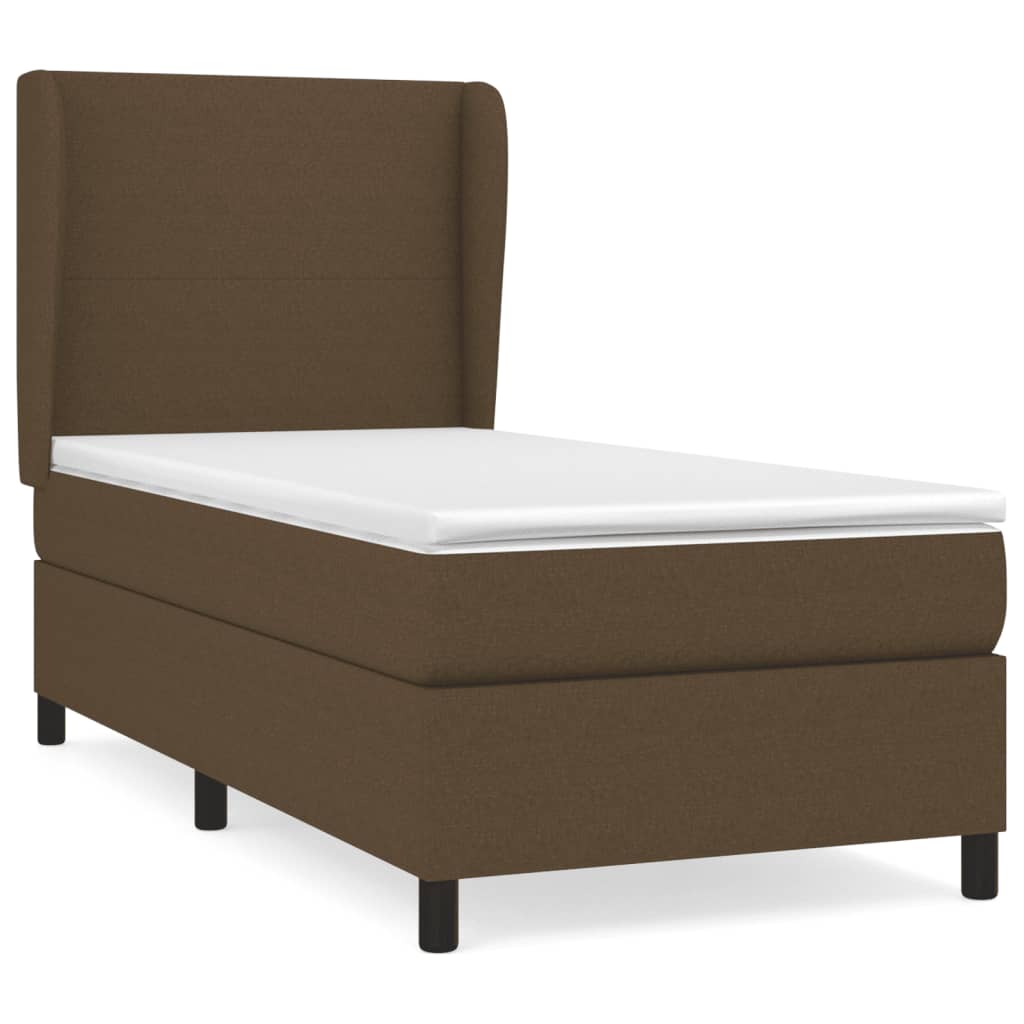 Sommier à lattes de lit avec matelas Marron foncé 80x200 cm - XIOS