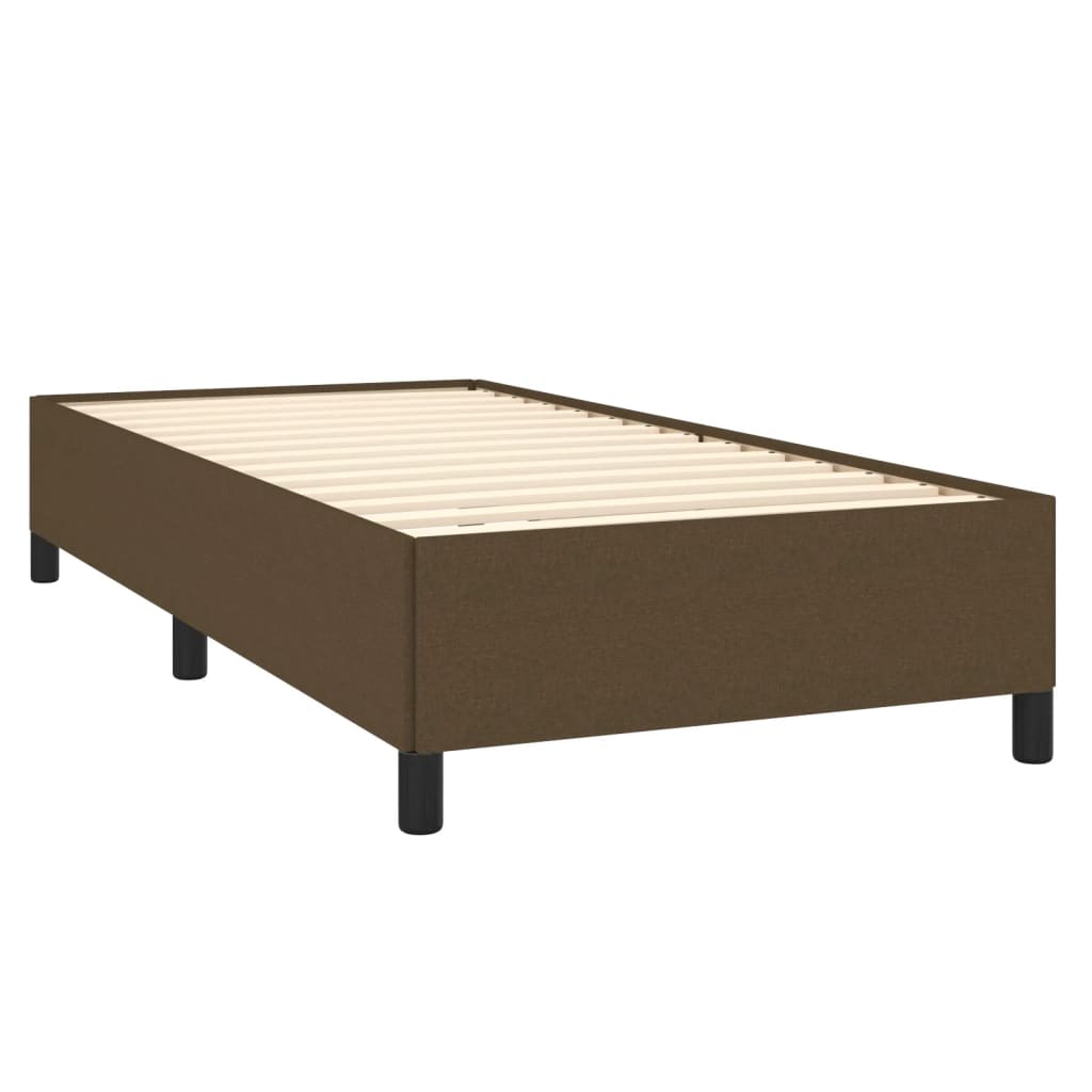 Sommier à lattes de lit avec matelas Marron foncé 80x200 cm - XIOS