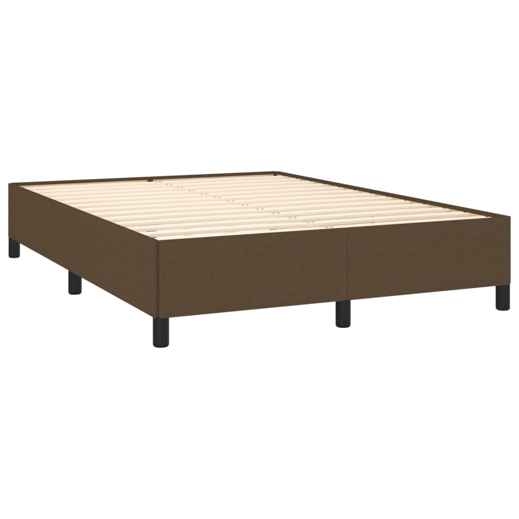 Sommier à lattes de lit avec matelas Marron foncé 140x200 cm - XIOS