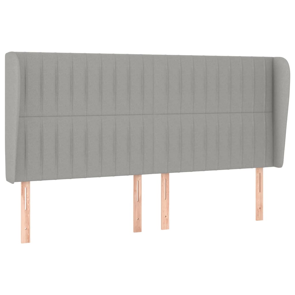 Sommier à lattes de lit avec matelas Gris clair 160x200cm Tissu - XIOS