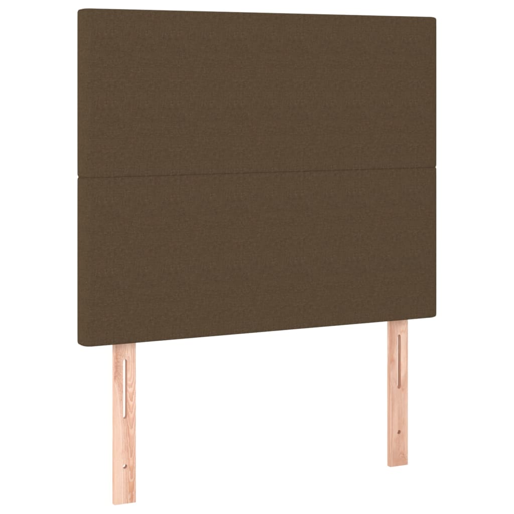 Sommier à lattes de lit avec matelas Marron foncé 100x200 cm - XIOS