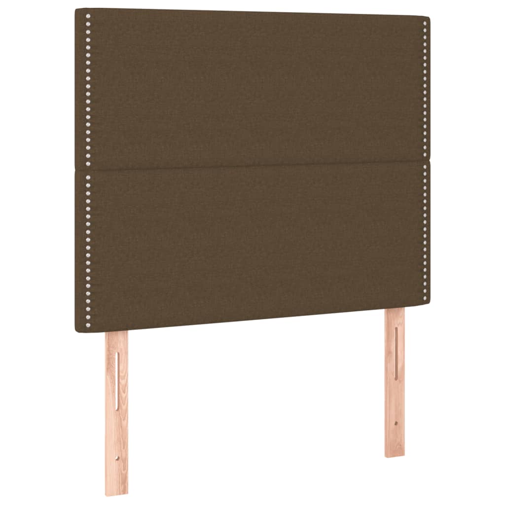 Sommier à lattes de lit avec matelas Marron foncé 90x190 cm - XIOS