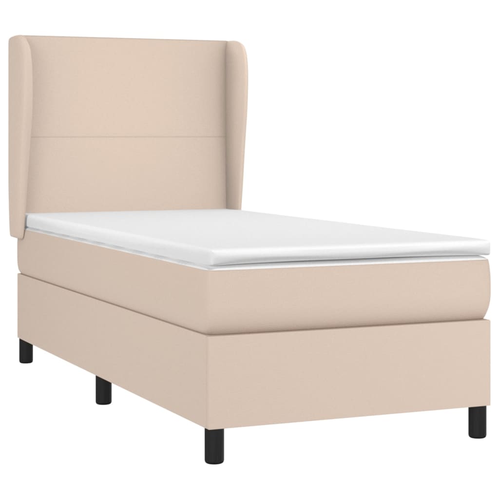 Sommier à lattes de lit avec matelas Cappuccino 100x200 cm - XIOS