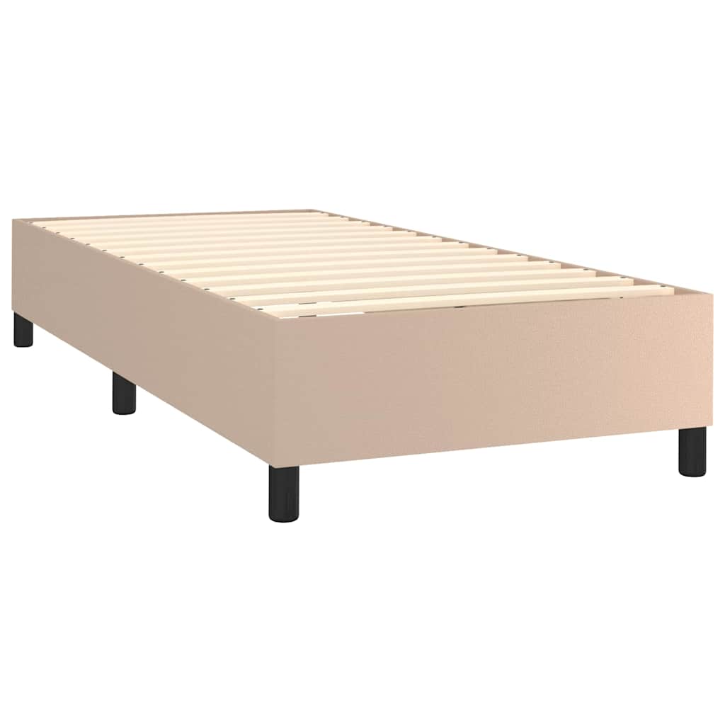 Sommier à lattes de lit avec matelas Cappuccino 80x200 cm - XIOS
