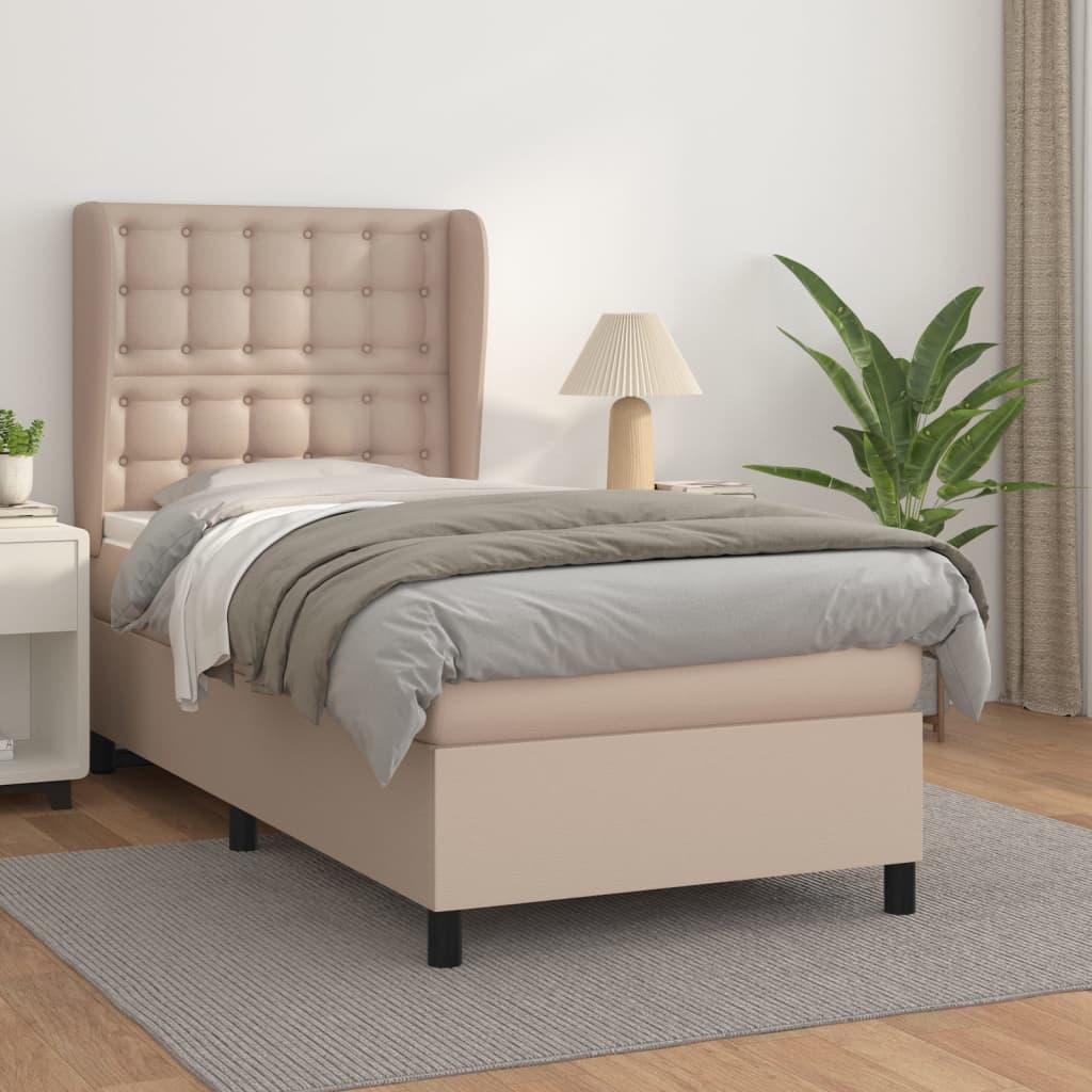 Sommier à lattes de lit avec matelas Cappuccino 80x200 cm - XIOS