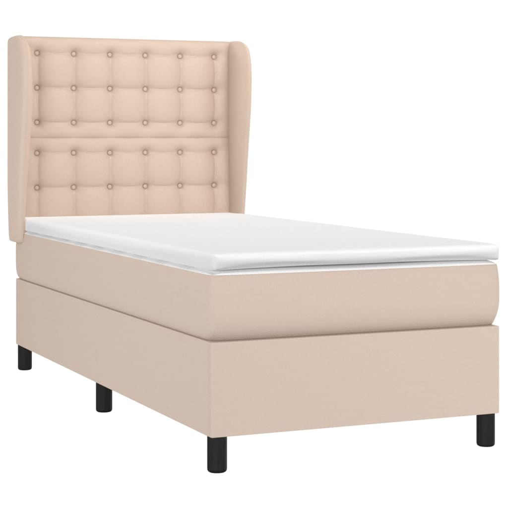 Sommier à lattes de lit avec matelas Cappuccino 100x200 cm - XIOS