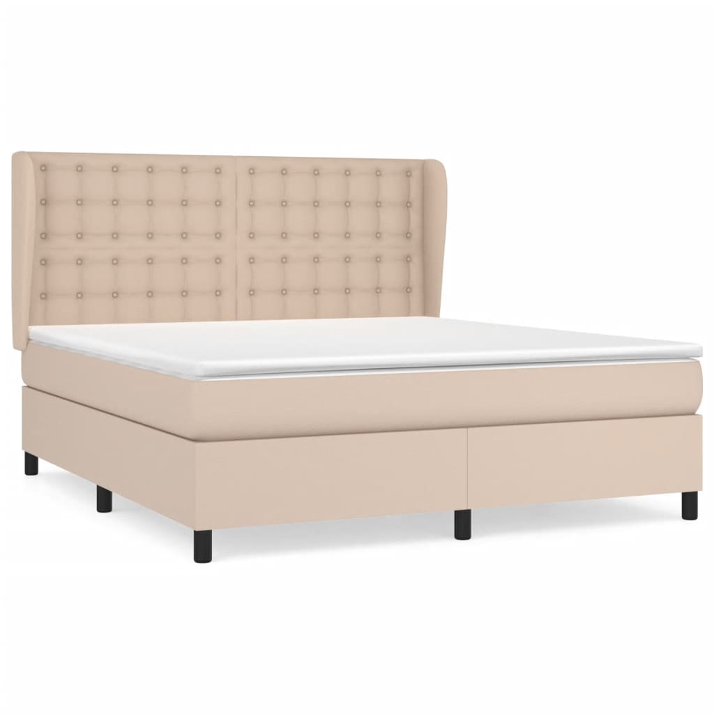 Sommier à lattes de lit avec matelas Cappuccino 160x200 cm - XIOS