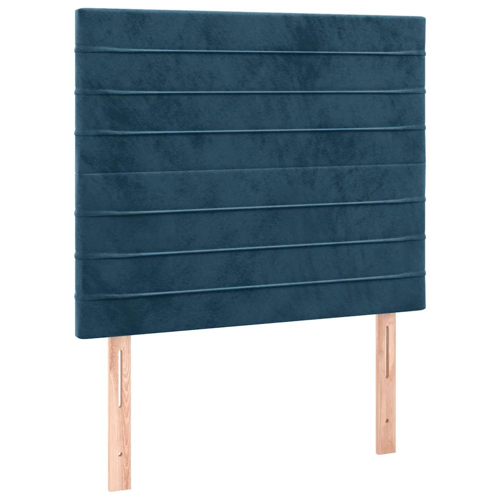 Sommier à lattes de lit avec matelas Bleu foncé 90x200 cm - XIOS