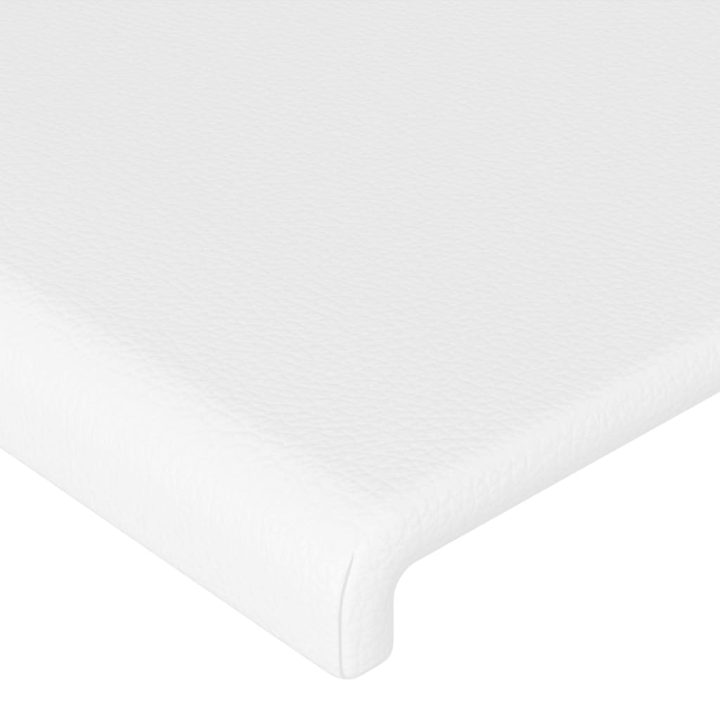 Cadre de lit sans matelas blanc 140x200 cm similicuir - XIOS