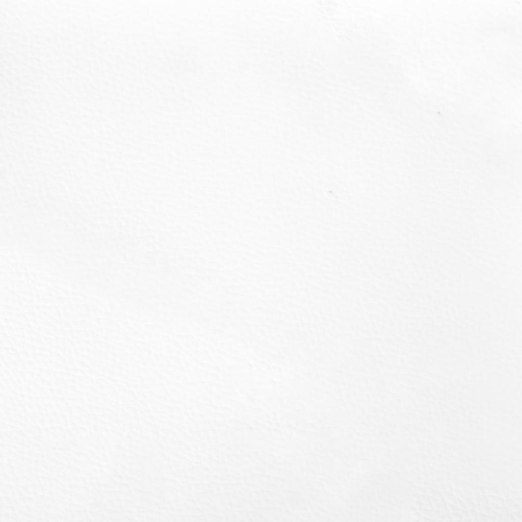 Cadre de lit sans matelas blanc 140x200 cm similicuir - XIOS
