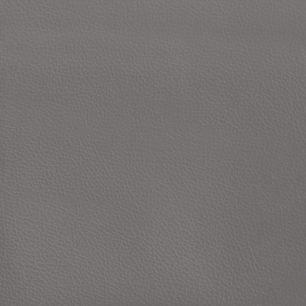 Cadre de lit sans matelas gris 160x200 cm similicuir - XIOS