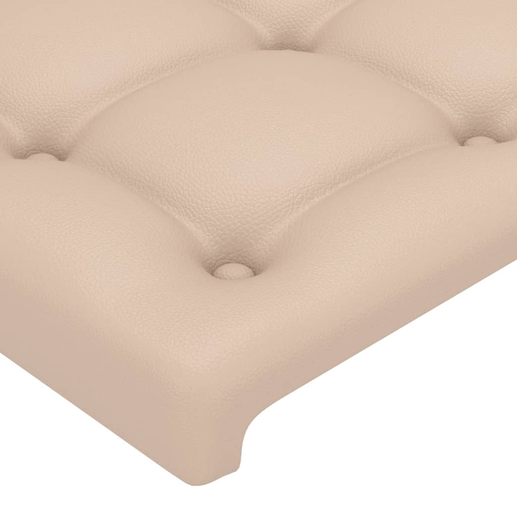Cadre de lit sans matelas cappuccino 140x200 cm similicuir - XIOS