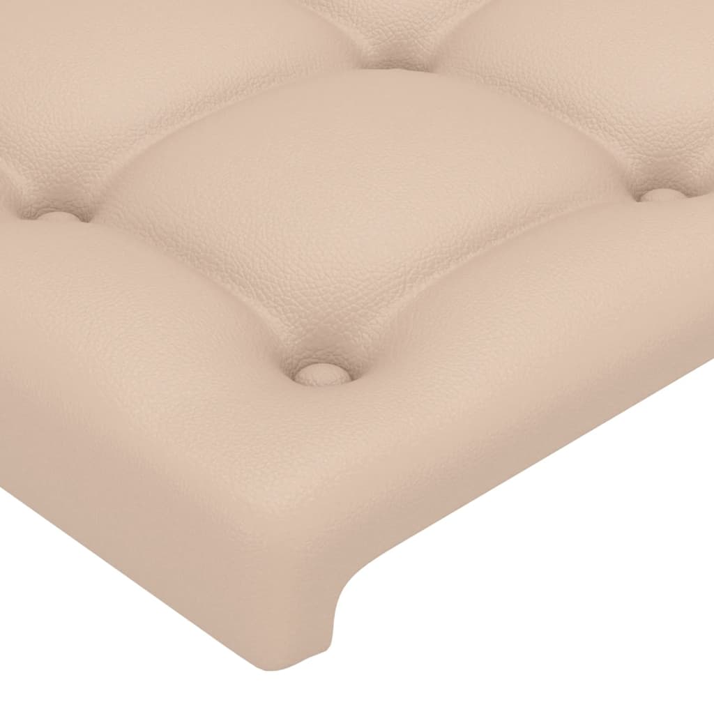 Cadre de lit sans matelas cappuccino 160x200 cm similicuir - XIOS