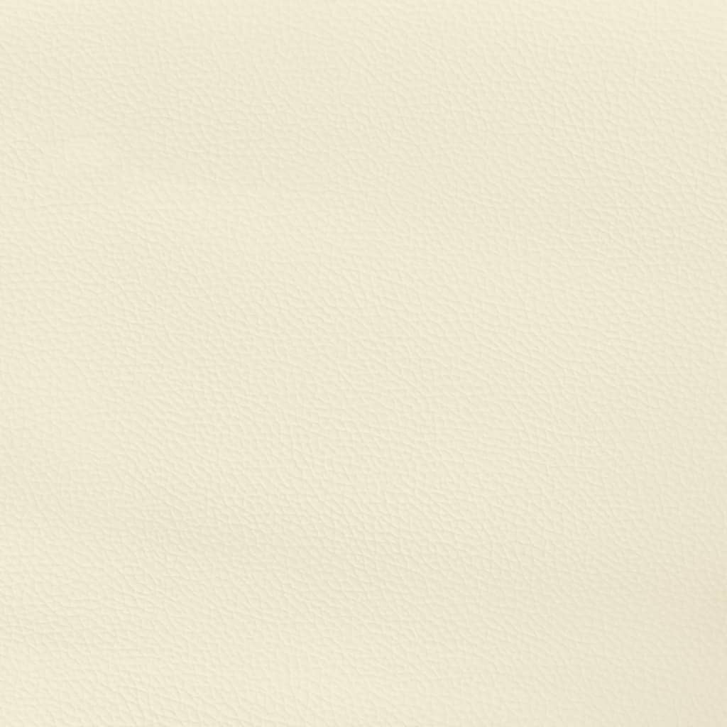 Cadre de lit sans matelas crème 200x200 cm similicuir - XIOS