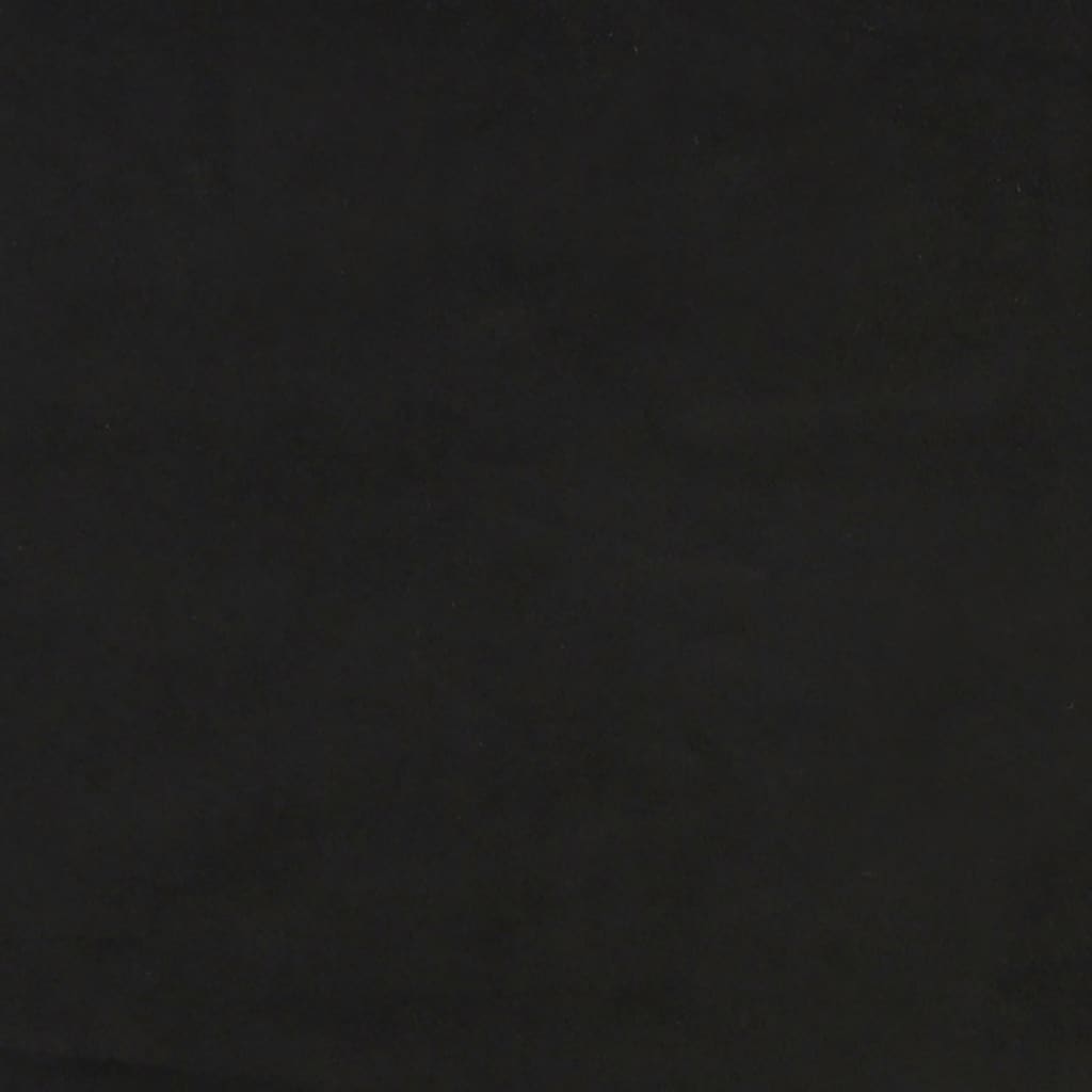 Cadre de lit sans matelas noir 120x200 cm velours - XIOS