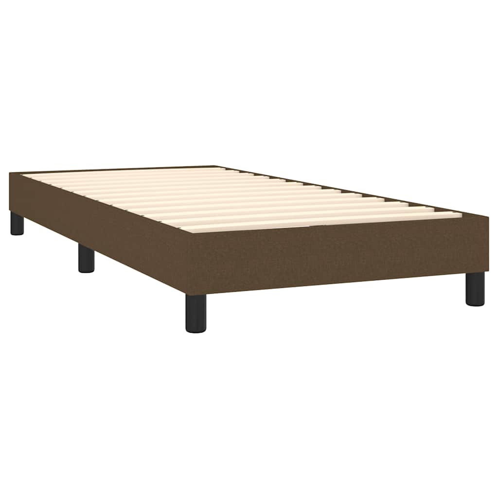 Sommier à lattes de lit avec matelas Marron foncé 90x200 cm - XIOS