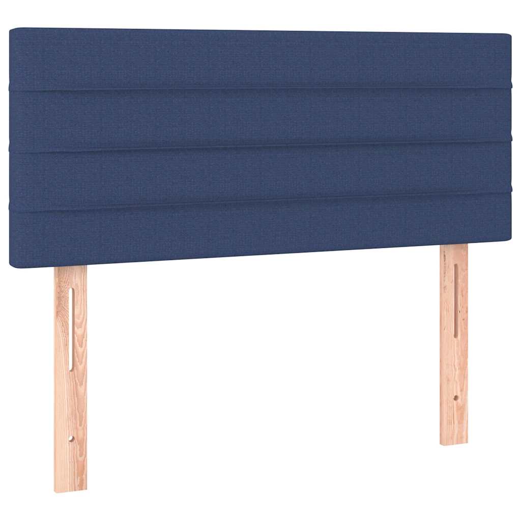 Sommier à lattes de lit avec matelas Bleu 80x200 cm Tissu - XIOS