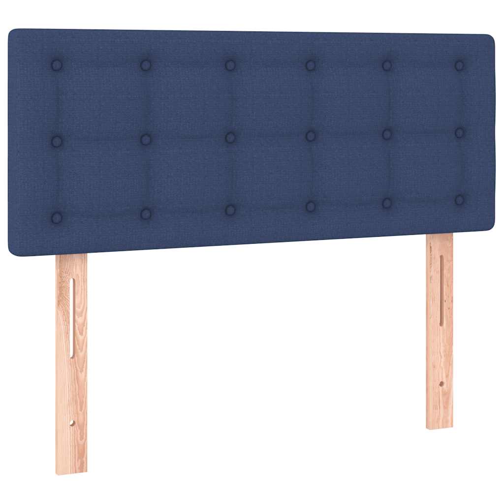 Sommier à lattes de lit avec matelas Bleu 80x200 cm Tissu - XIOS