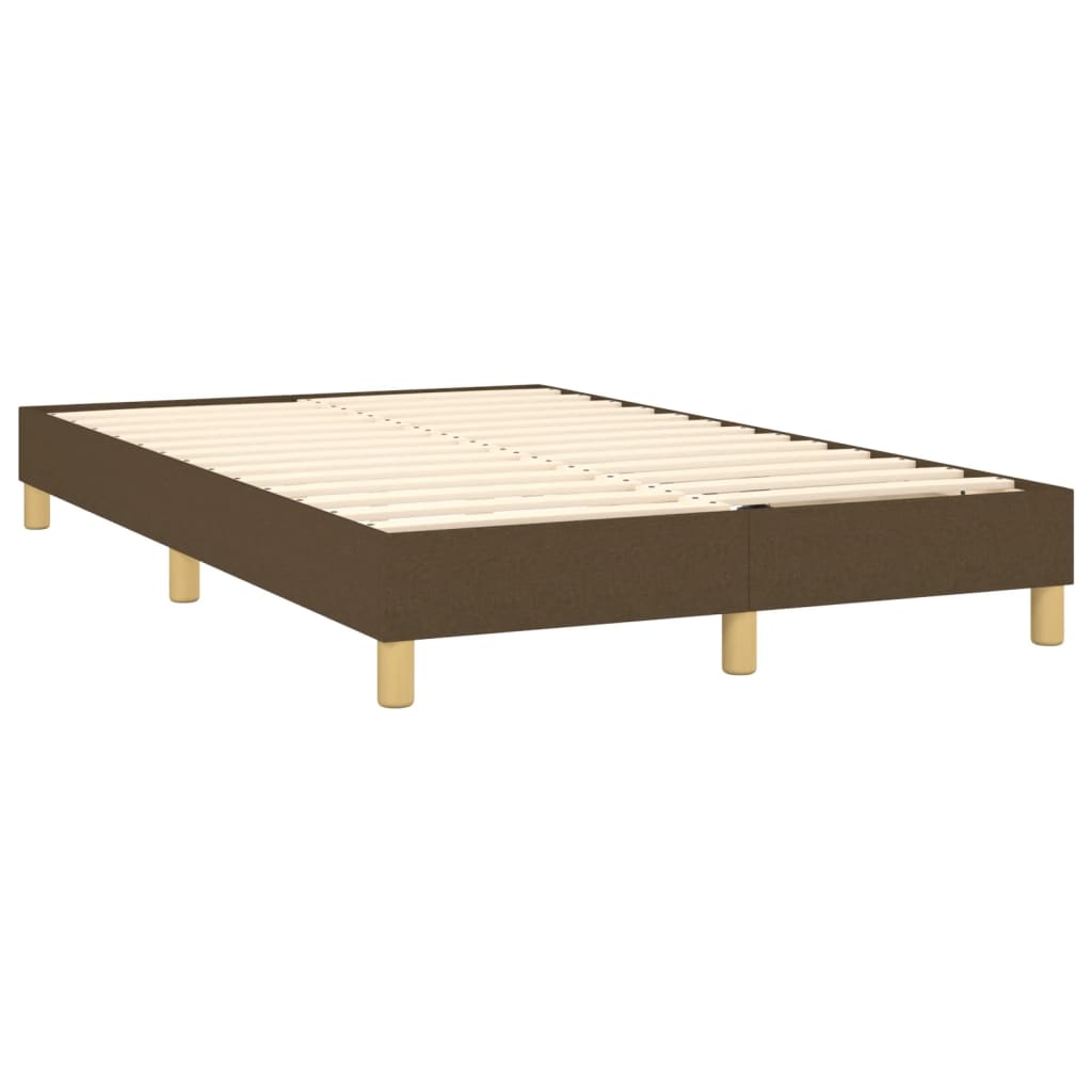 Sommier à lattes de lit avec matelas Marron foncé 120x200 cm - XIOS