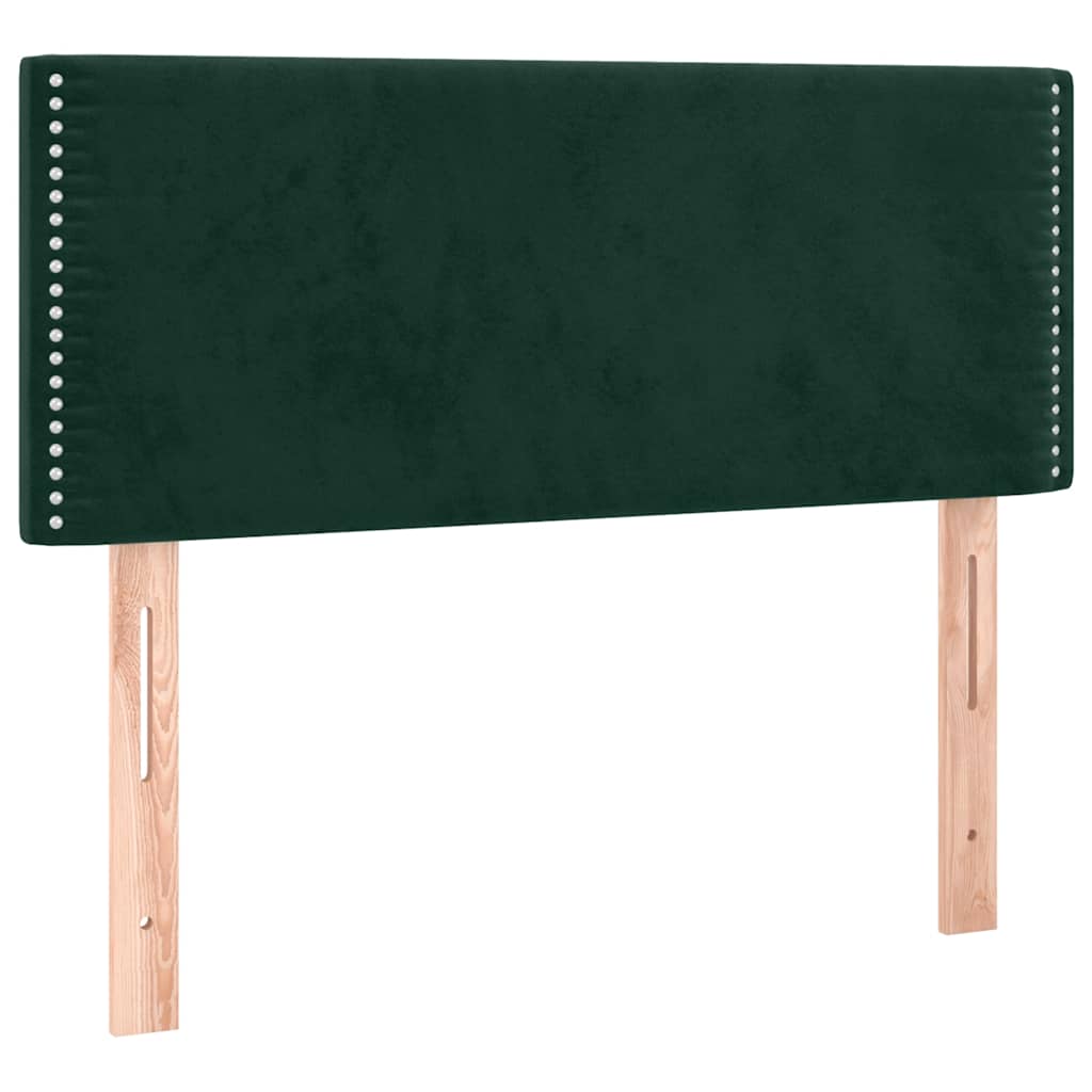 Sommier à lattes de lit avec matelas Vert foncé 100x200 cm - XIOS