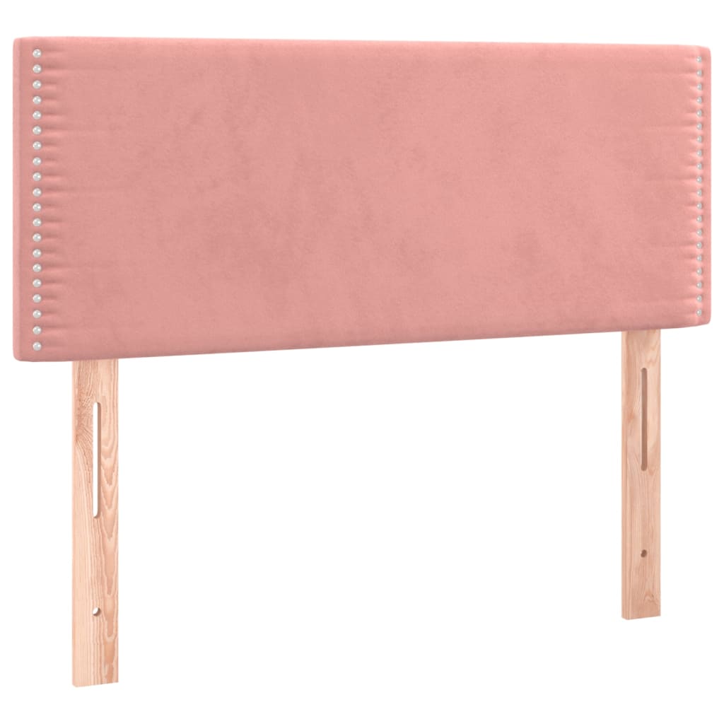 Sommier à lattes de lit avec matelas Rose 100x200 cm Velours - XIOS
