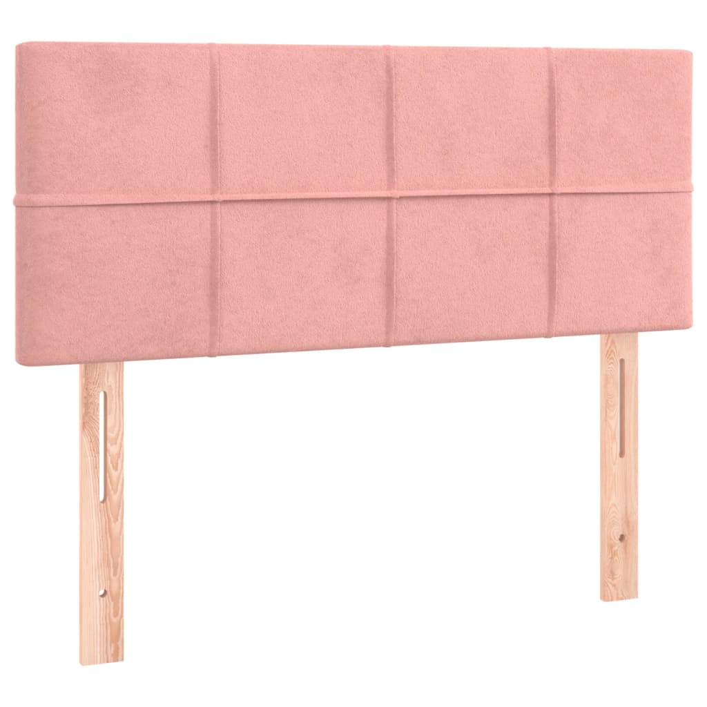 Sommier à lattes de lit et matelas Rose 80x200 cm Velours - XIOS