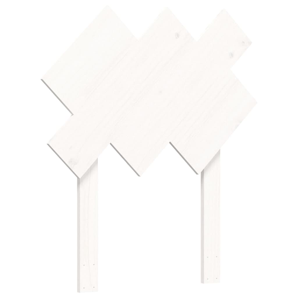 Cadre de lit sans matelas blanc 90x200 cm bois massif - XIOS