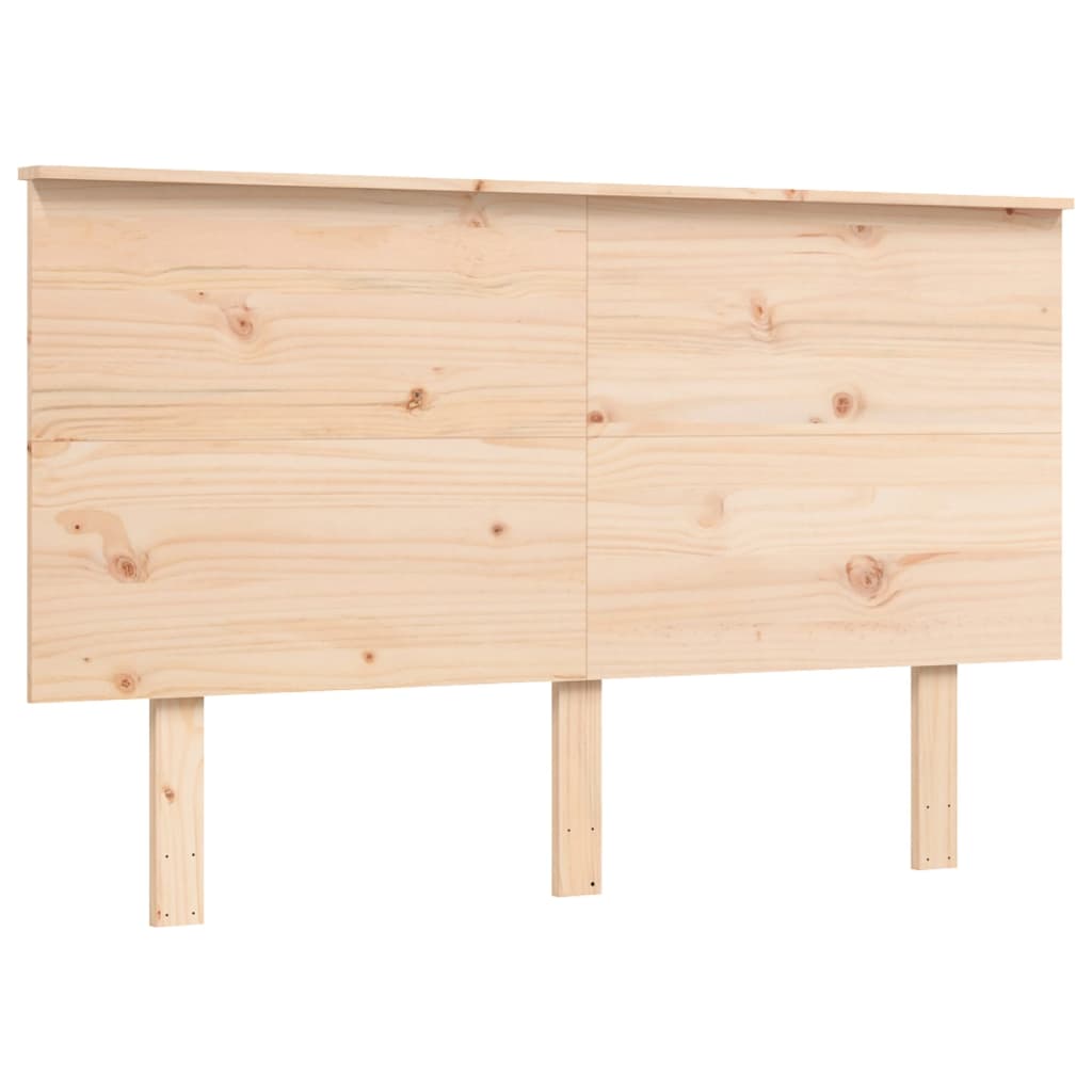 Lit pour personne âgée sans matelas 140x190 cm bois massif - XIOS
