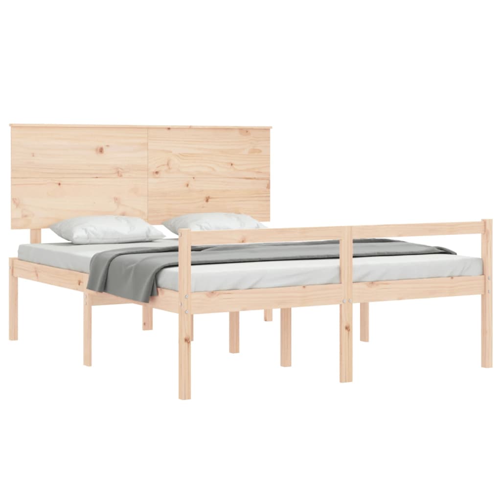 Lit pour personne âgée sans matelas 160x200 cm bois massif - XIOS