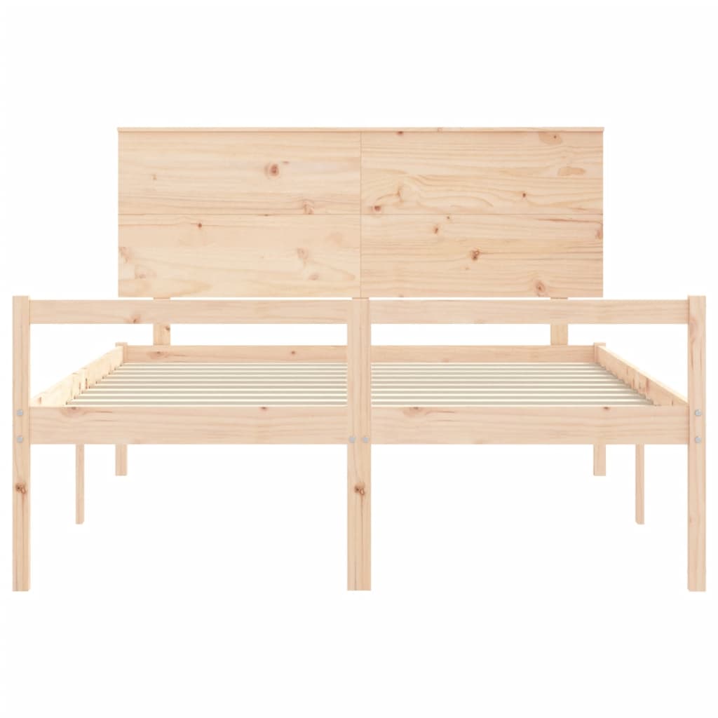 Lit pour personne âgée sans matelas 160x200 cm bois massif - XIOS