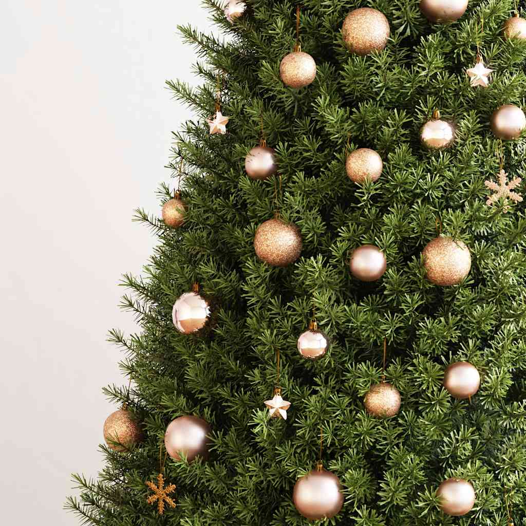 Ensemble de boules de Noël 111 pièces doré rose polystyrène - XIOS