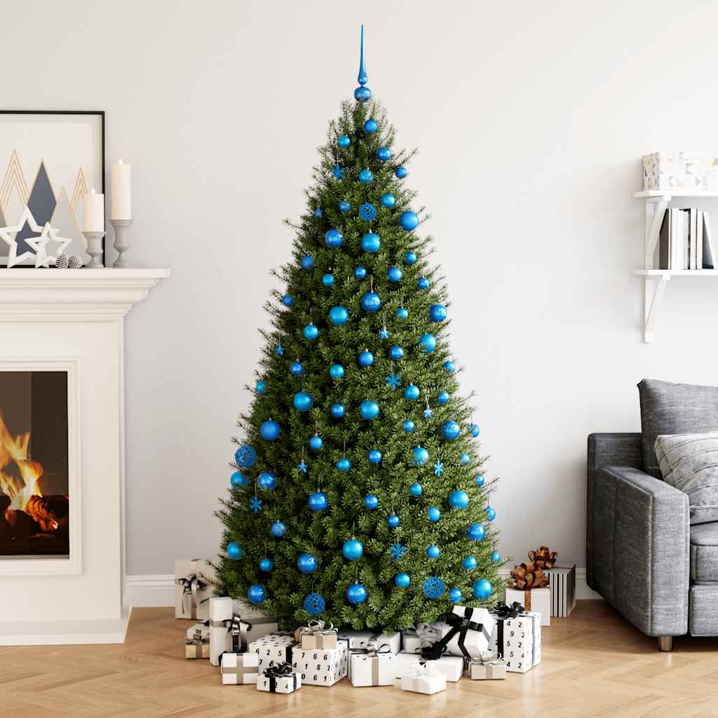 Ensemble de boules de Noël 111 pièces bleu polystyrène - XIOS