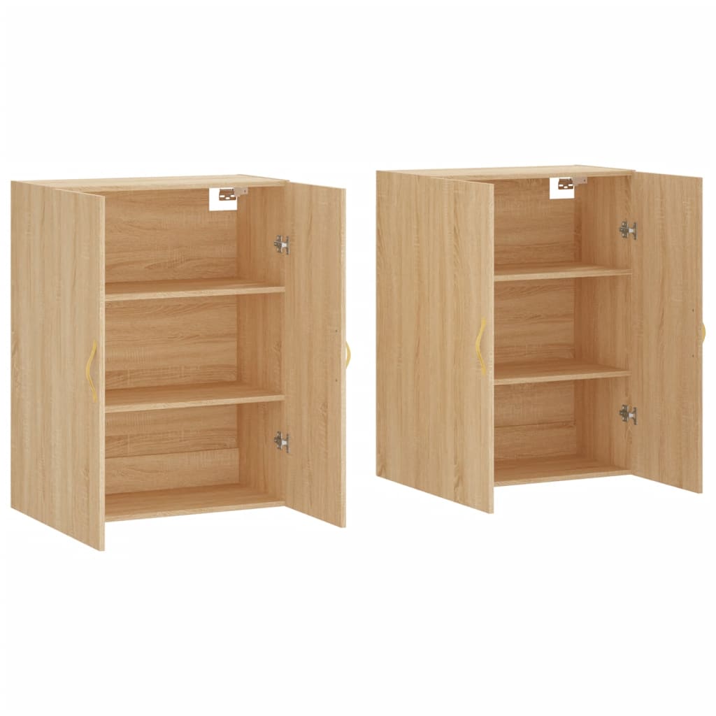 Armoires murales 2 pcs chêne sonoma 69,5x34x90 cm - XIOS