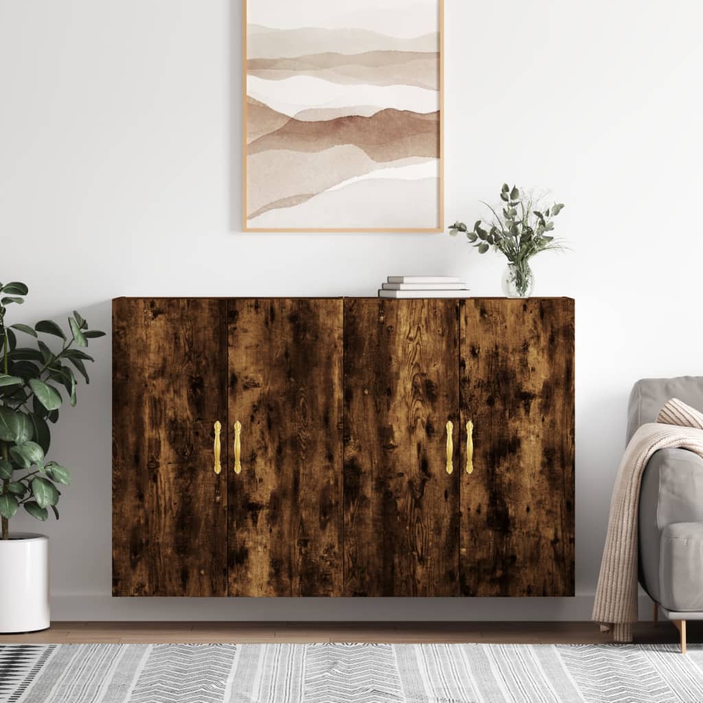 Armoires murales 2 pcs chêne fumé 69,5x34x90 cm - XIOS