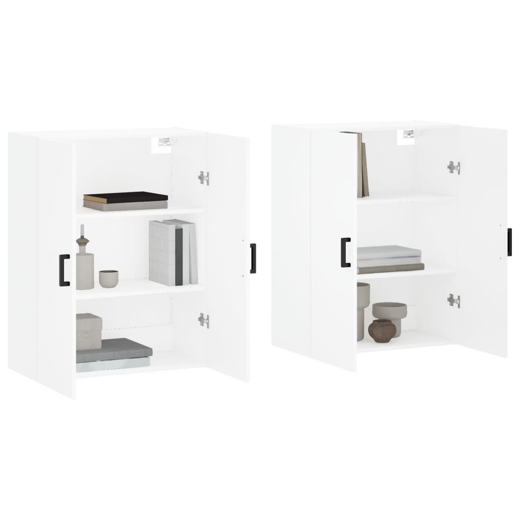 Armoires murales 2 pcs blanc 69,5x34x90 cm - XIOS