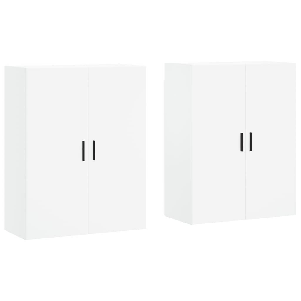 Armoires murales 2 pcs blanc 69,5x34x90 cm - XIOS