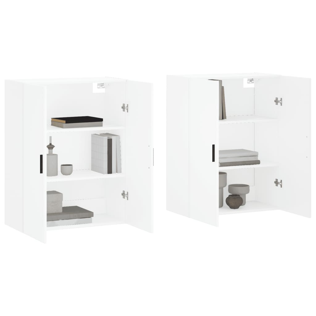 Armoires murales 2 pcs blanc 69,5x34x90 cm - XIOS