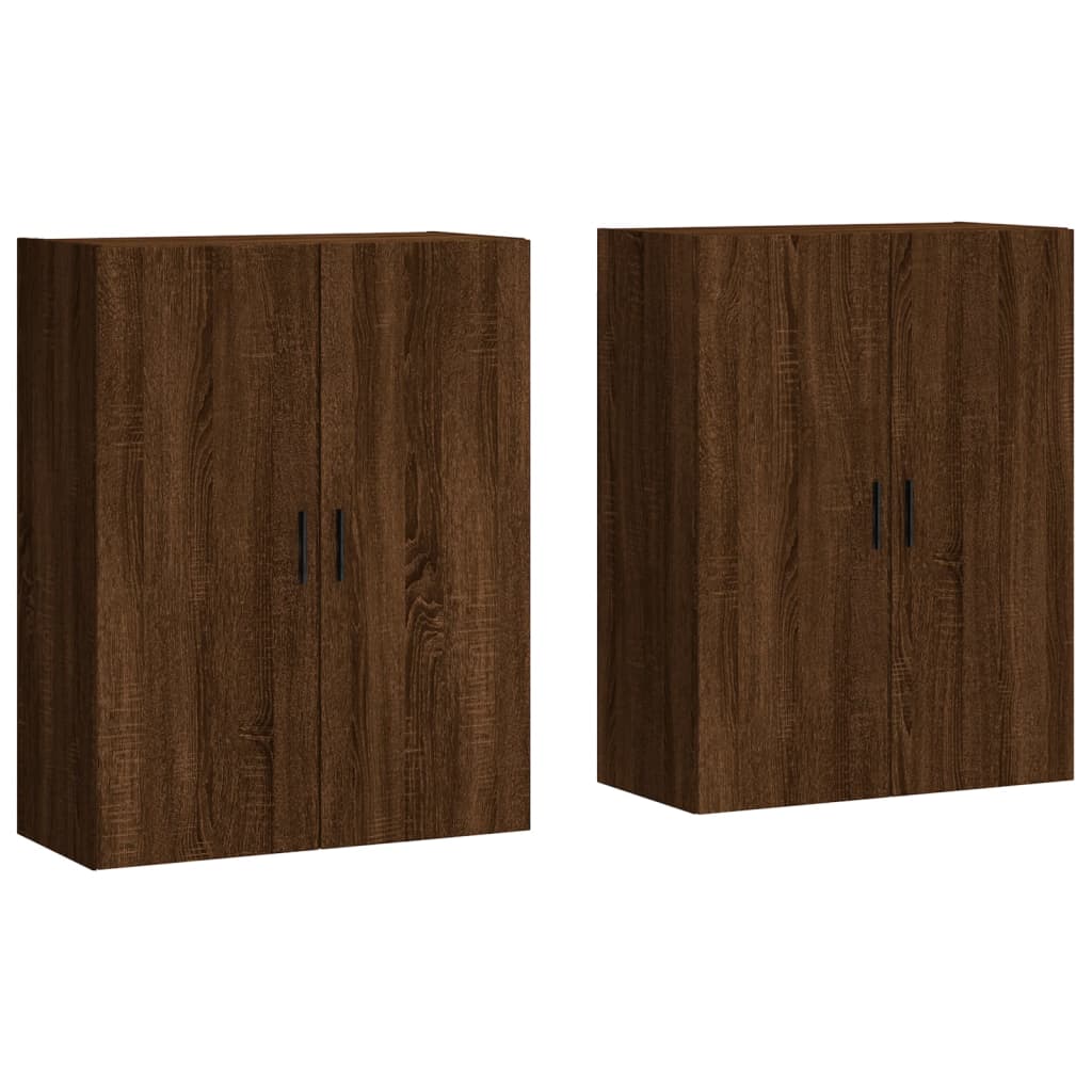 Armoires murales 2 pcs chêne marron 69,5x34x90 cm - XIOS