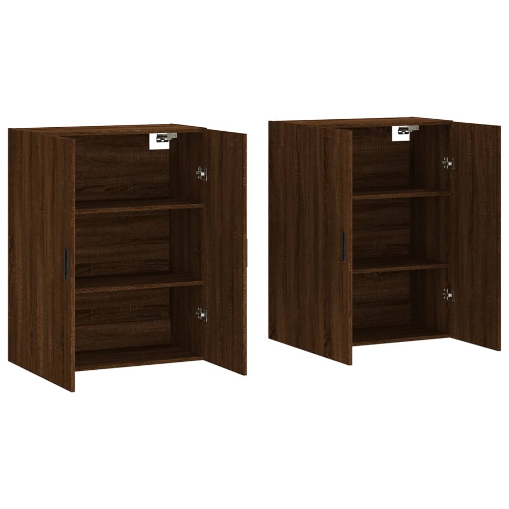 Armoires murales 2 pcs chêne marron 69,5x34x90 cm - XIOS