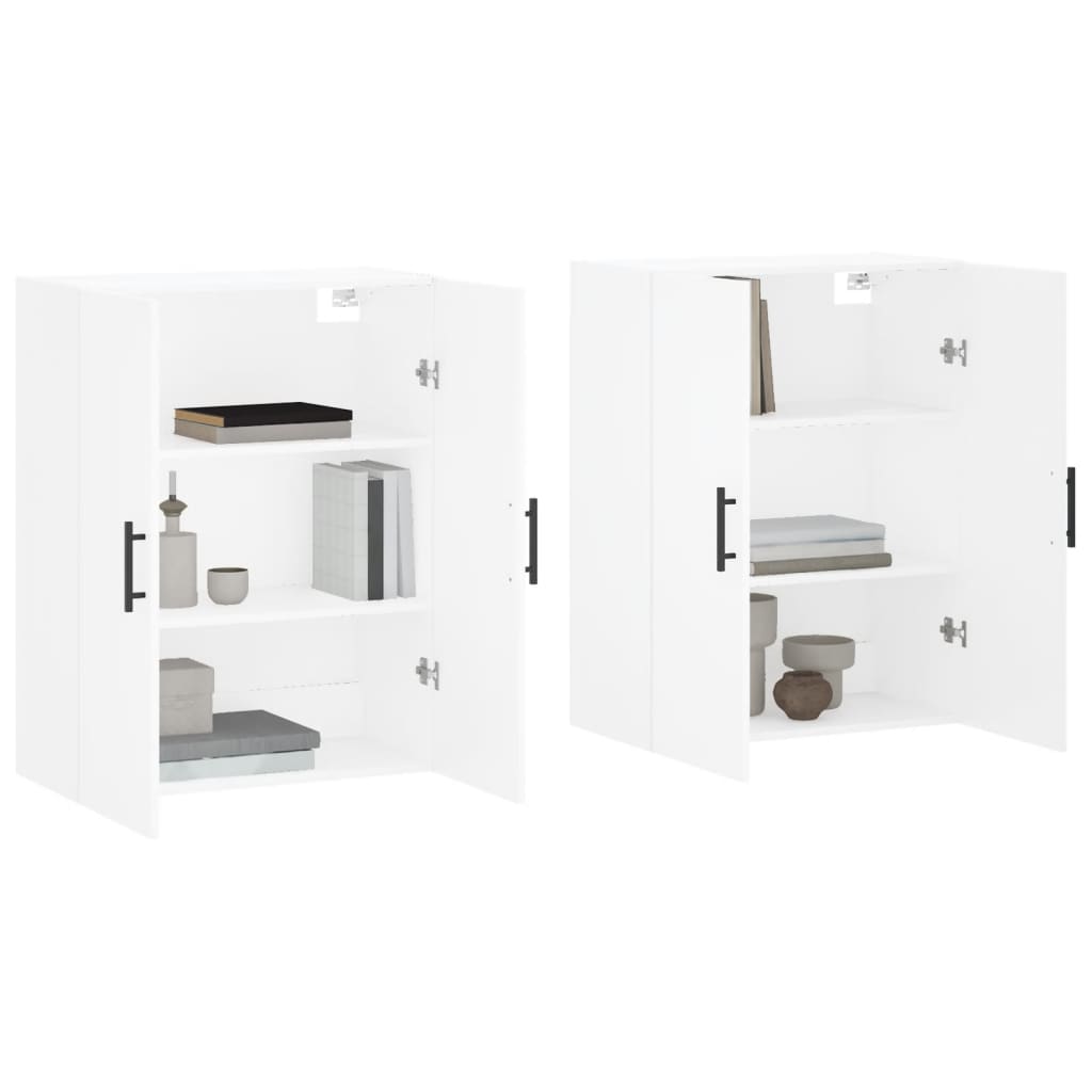 Armoires murales 2 pcs blanc 69,5x34x90 cm - XIOS