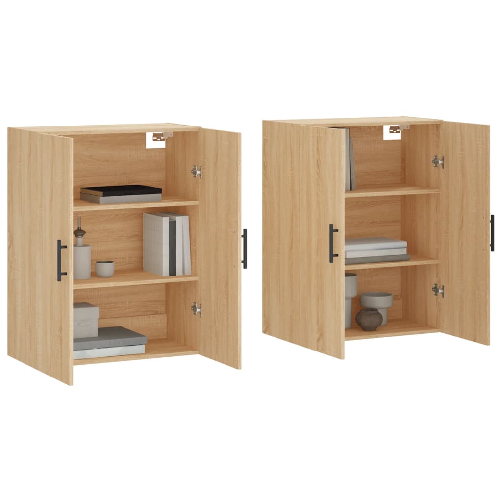 Armoires murales 2 pcs chêne sonoma 69,5x34x90 cm - XIOS