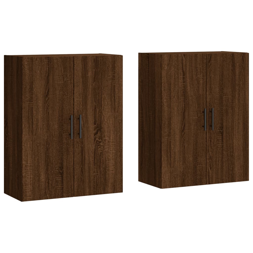Armoires murales 2 pcs chêne marron 69,5x34x90 cm - XIOS