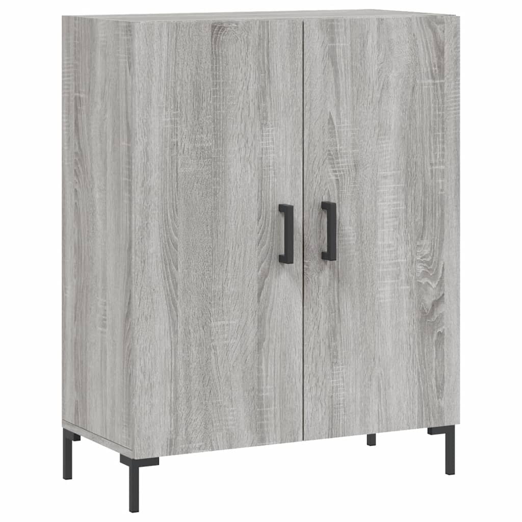 Buffet haut Sonoma gris 69,5x34x180 cm Bois d'ingénierie - XIOS