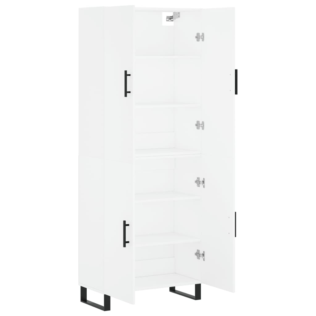 Buffet haut Blanc 69,5x34x180 cm Bois d'ingénierie - XIOS