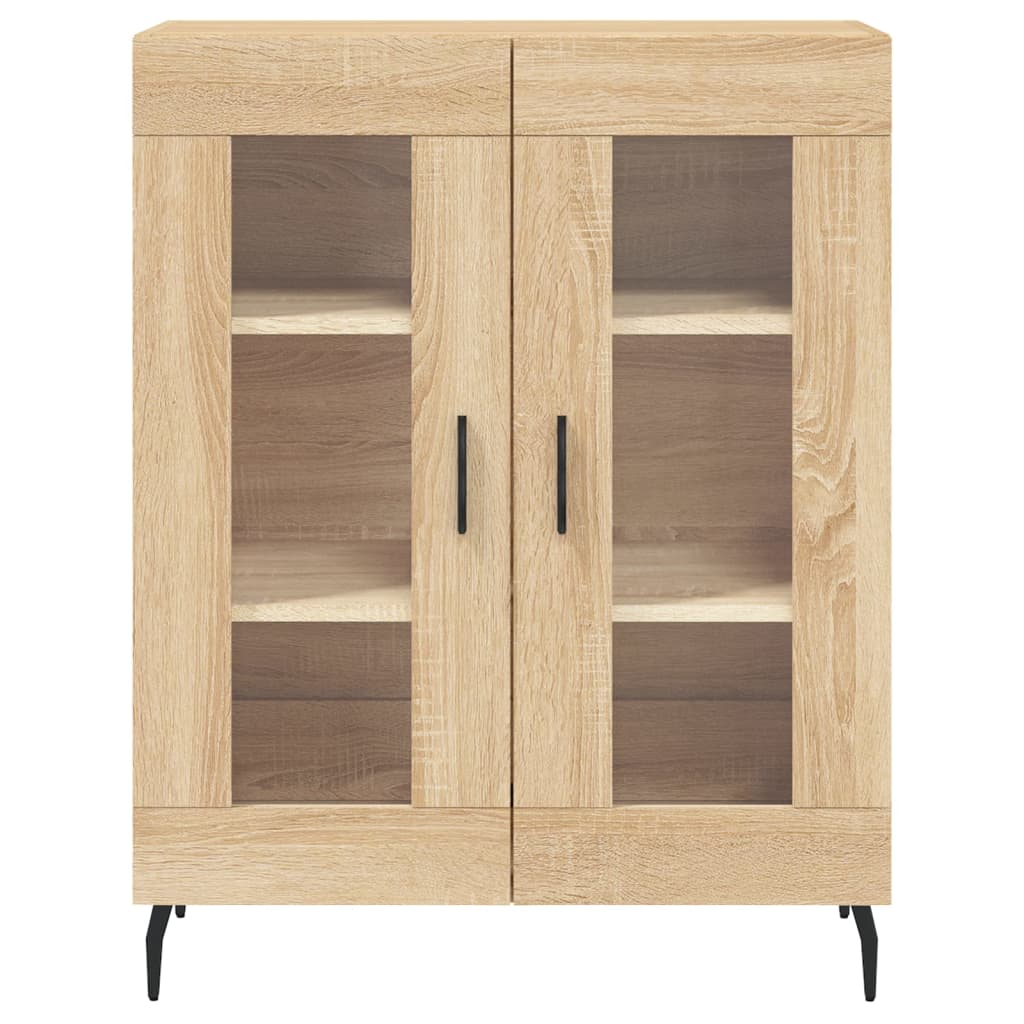 Buffet haut Chêne sonoma 69,5x34x180 cm Bois d'ingénierie - XIOS