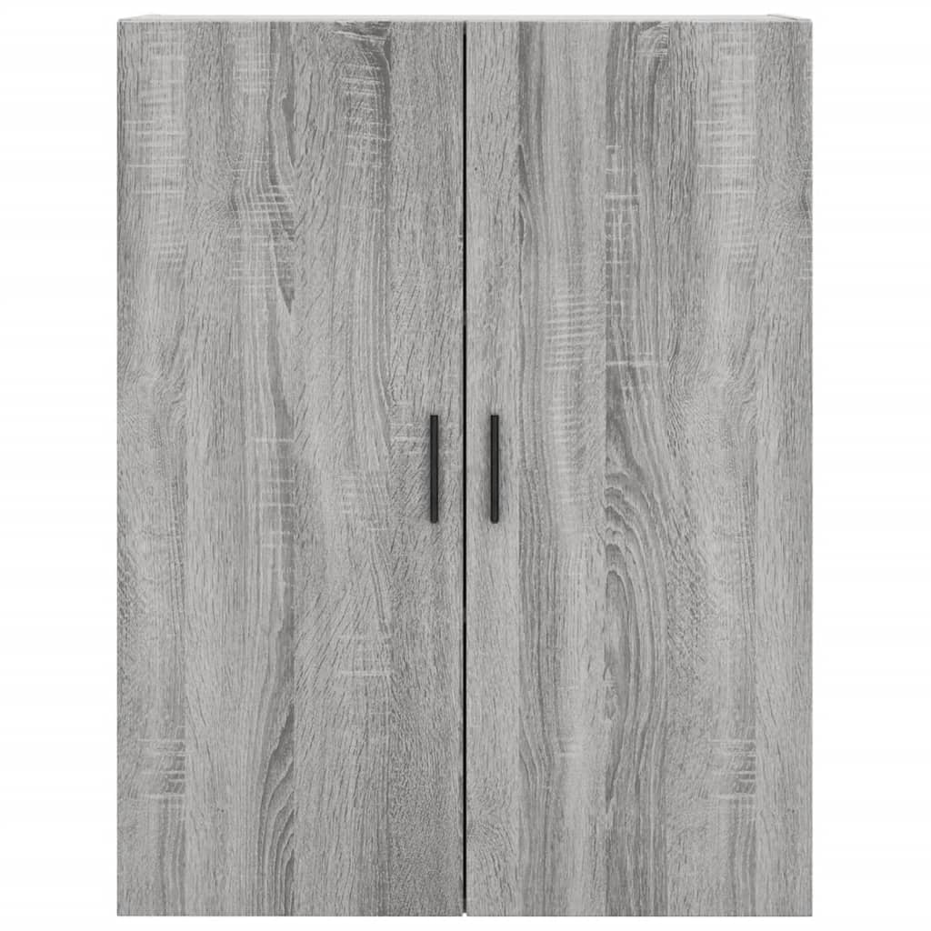 Buffet haut Sonoma gris 69,5x34x180 cm Bois d'ingénierie - XIOS