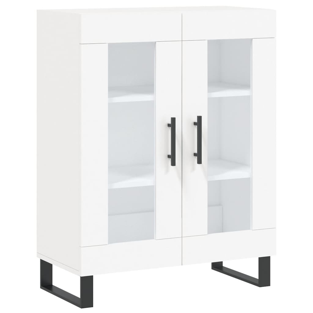 Buffet haut Blanc 69,5x34x180 cm Bois d'ingénierie - XIOS