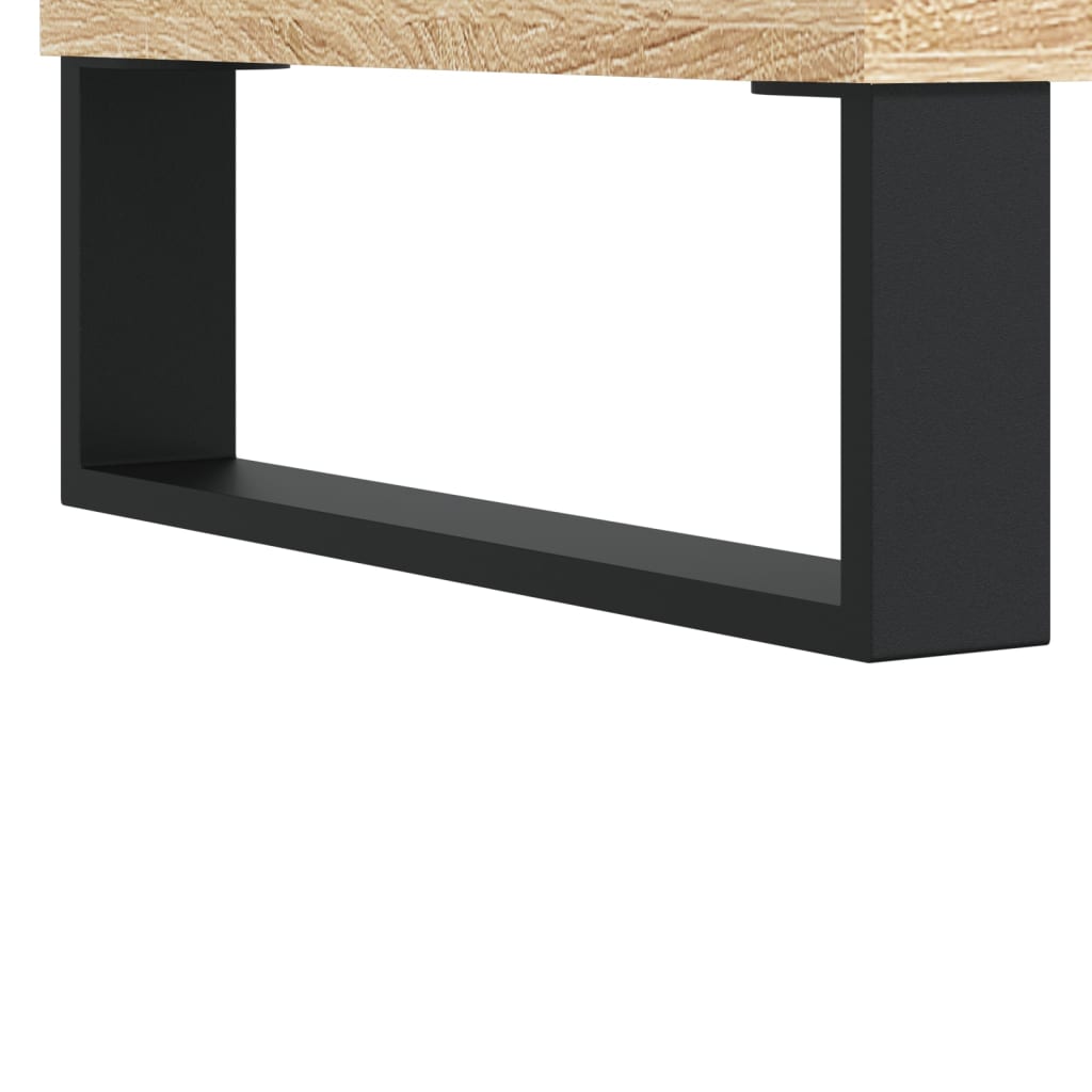 Buffet haut Chêne sonoma 69,5x34x180 cm Bois d'ingénierie - XIOS
