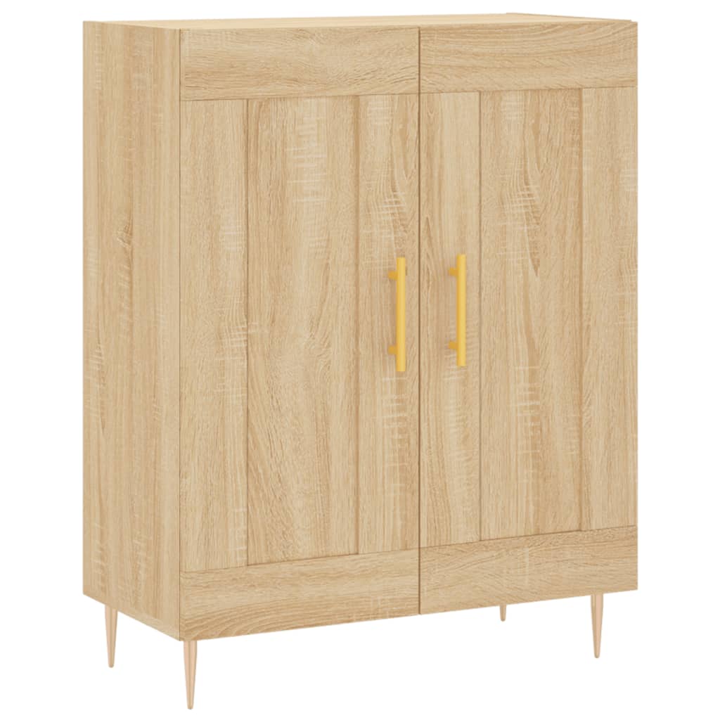 Buffet haut Chêne sonoma 69,5x34x180 cm Bois d'ingénierie - XIOS