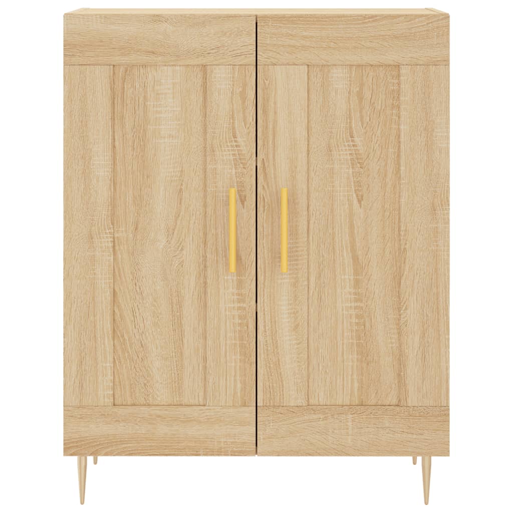 Buffet haut Chêne sonoma 69,5x34x180 cm Bois d'ingénierie - XIOS